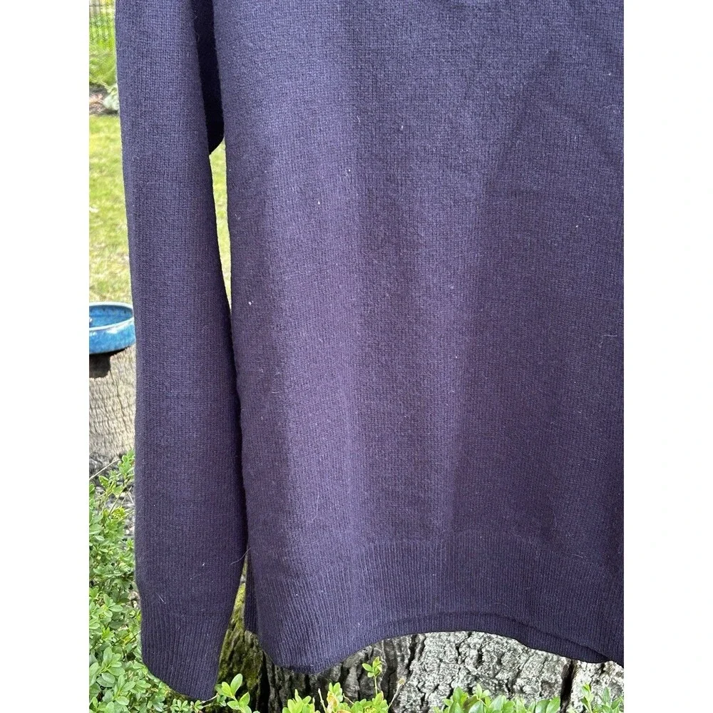 J.Crew Men's Classic Shawl Collar Sweater Size XL Navy Blue Lambswool Preppy